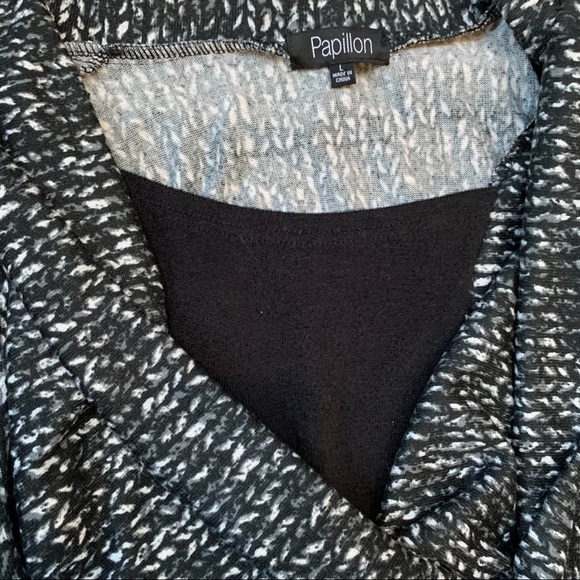 Papillon Cowl Neck Soft Dress, L. - Picture 8 of 9